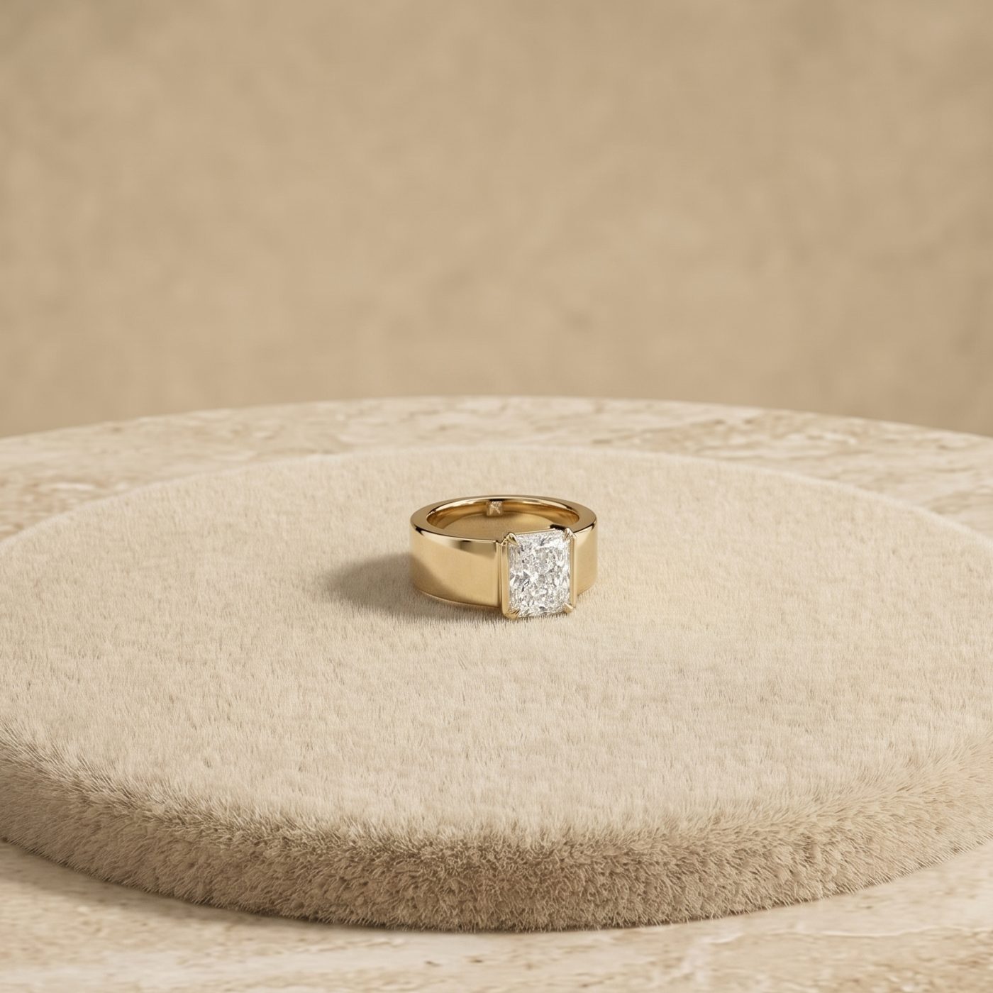 Lab grown diamond jewellery on display